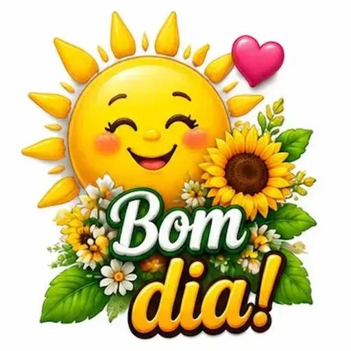 Adesivos de bom dia