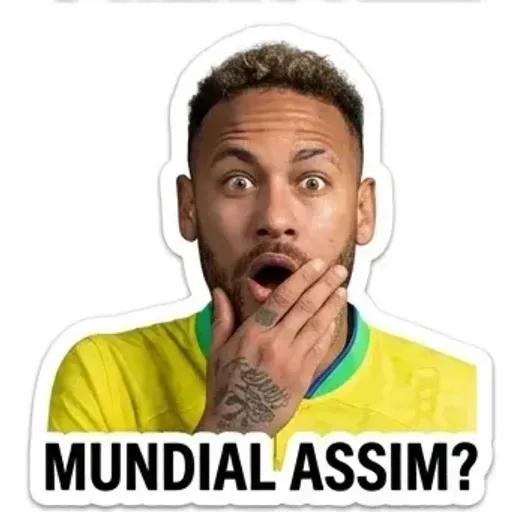 Adesivos do Neymar