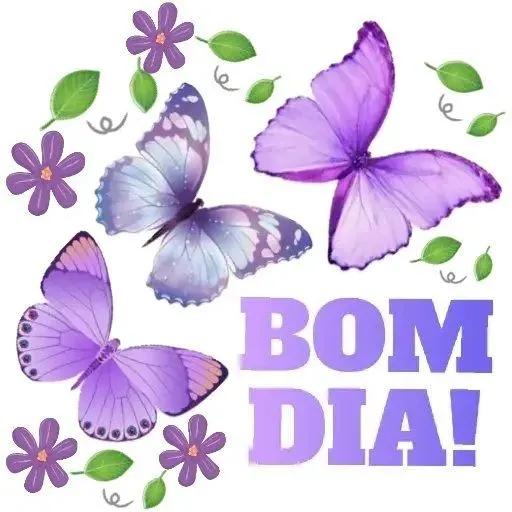 Adesivos de bom dia