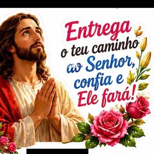 Adesivos com a bênção de Jesus