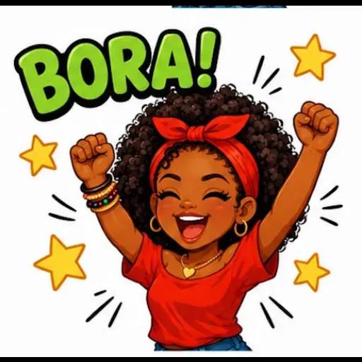 Adesivos de menina
