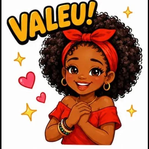 Adesivos de menina