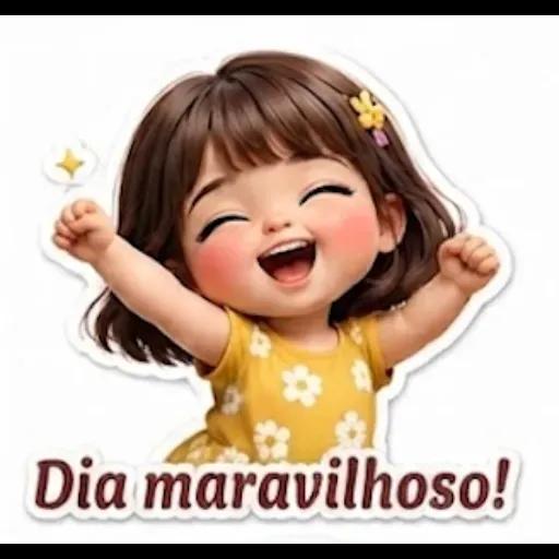 Adesivos de menina
