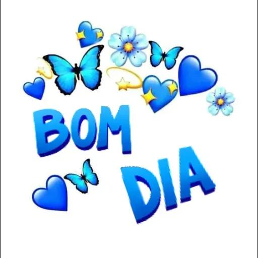 Adesivos de bom dia