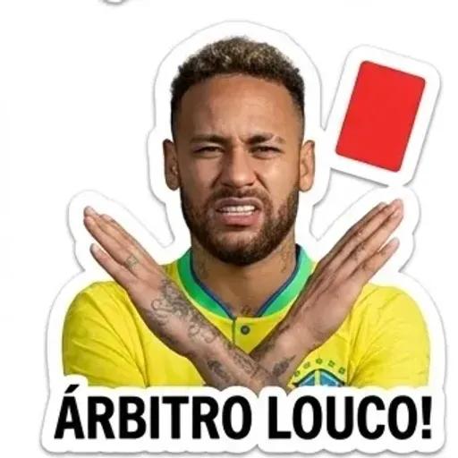 Adesivos do Neymar