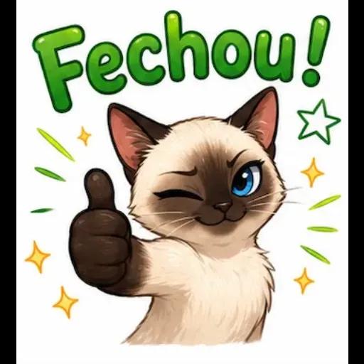 Adesivos de gato