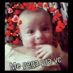  aqui tá escrito
que eu sou o
amor da sua vida