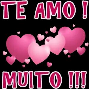 TE AMO ! MUITO !!! - getsticker.com
