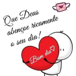 Que Deus abençoe ricamente o seu dia! Bom dia - getsticker.com