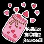 Potinho de Beijos para vc!💗