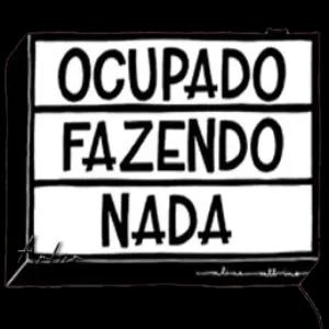 OCUPADO FAZENDO NADA  - getsticker.com