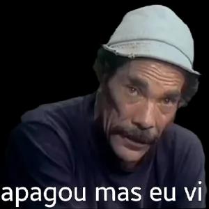 apagou mas eu vi - getsticker.com
