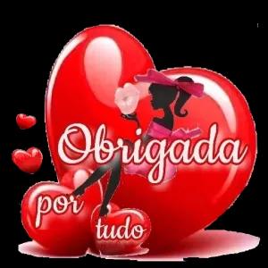 Obrigada por tudo - getsticker.com