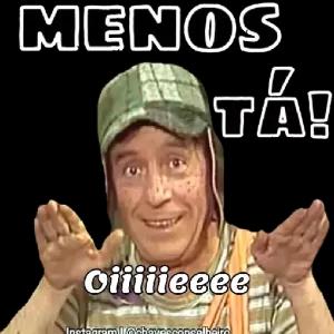 MENOS  	TÁ!  Oiiiiieeeeee - getsticker.com