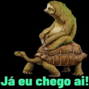 Já eu chego ai! - getsticker.com