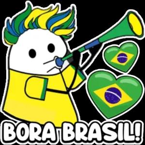 BORA BRASIL! - getsticker.com