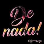 De nada