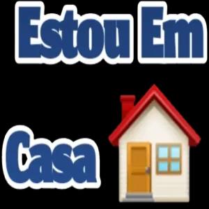 Estou Em Casa - getsticker.com