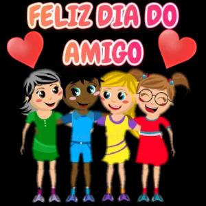 FELIZ DIA DO AMIGO  - getsticker.com