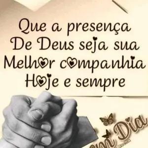 Que a presença De Deus seja sua Melhor companhia Hoje e sempre - getsticker.com