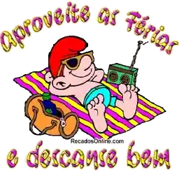 aproveite as férias ☺️