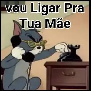 vou Ligar Pra Tua Mãe - getsticker.com