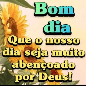 Bom dia Que o nosso dia seja muito abençoado por Deus!  - getsticker.com
