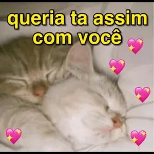 queria ta assim com você - getsticker.com