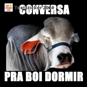 CONVERSA PRA BOI DORMIR - getsticker.com