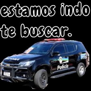 estamos indo te buscar a los Polícia  - getsticker.com