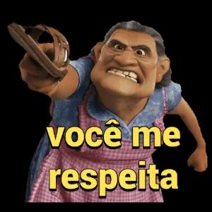 você me respeita  - getsticker.com