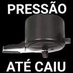 pressão até caiu.