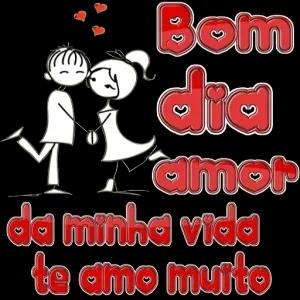 Bom dia amor da minha vida te amo murto - getsticker.com