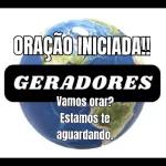 ORAÇÃO INICIADA!! GERADORES Vamos orar? Estamos te aguardando.