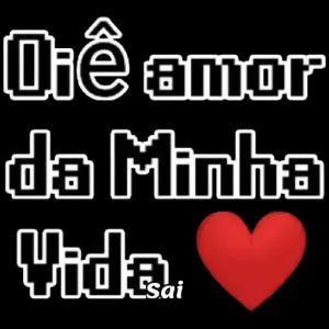 Dê amor da minha vida - getsticker.com