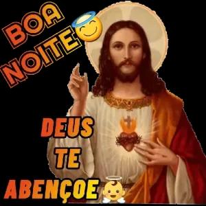 Boa noite Deus te abençoe - getsticker.com