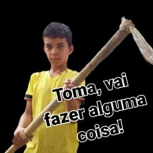 Toma, vai fazer alguma coisa! - getsticker.com