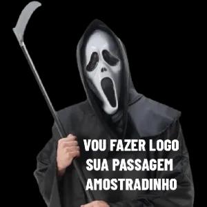 Vou fazer logo sua passagem amostradinho - getsticker.com