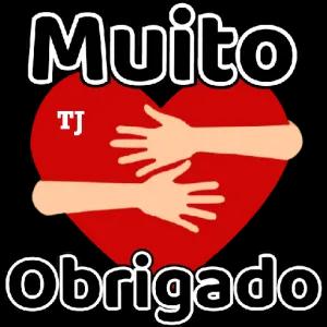 Muito TJ Obrigado  - getsticker.com