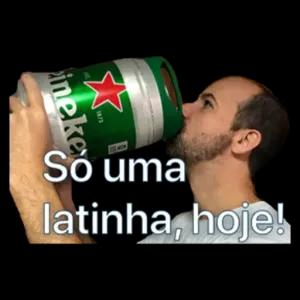 Só uma latinha, hoje! - getsticker.com