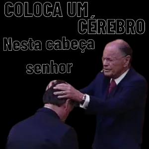 COLOCA UM Nesta cabeça senhor CEREBRO - getsticker.com