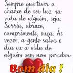 Multiplique o amor e que o nosso dia seja abençoado. Bom dia!