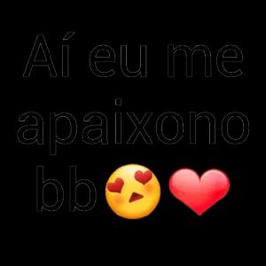 Ai eu me apaixono bb - getsticker.com