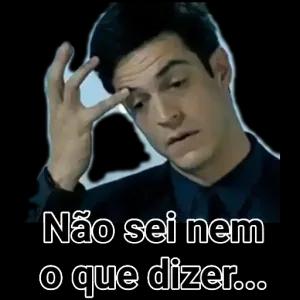 Não sei nem o que dizer... - getsticker.com