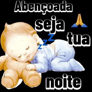 Abençoada seja A Z Z z tua noite - getsticker.com