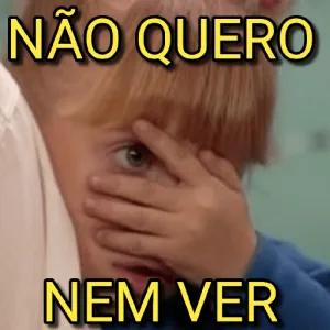 NÃO QUERO NEM VER  - getsticker.com