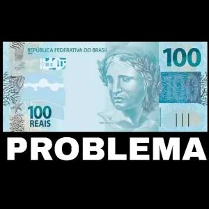 REPÚBLICA FEDERATIVA DO BRASIL 106 100 100 100 REAIS REPUBLICA DEUS SEJA LOUVADO ||| PROBLEMA - getsticker.com