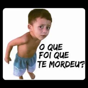 O QUE FOI QUE TE MORDEU? - getsticker.com