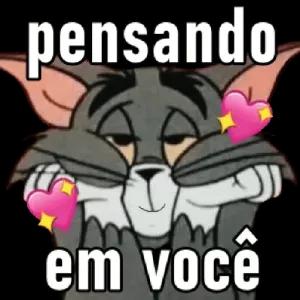 pensando em você - getsticker.com