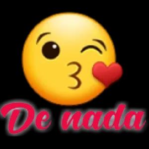 3 De nada  - getsticker.com